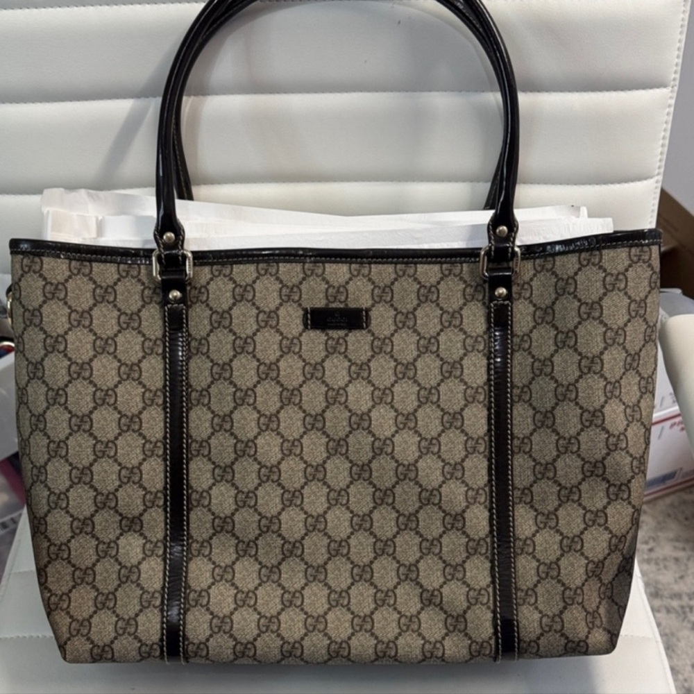 Gucci monogram large Tote - Picture 12 of 13